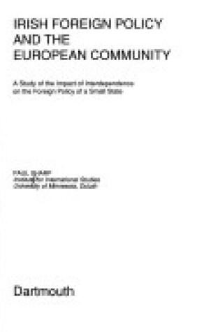 Cover of Ireland and the European Economic Community