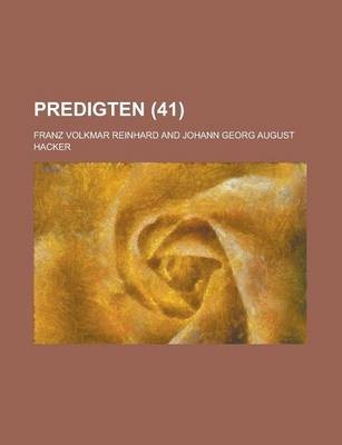 Book cover for Predigten (41 )