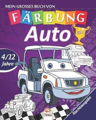 Book cover for Mein grosses buch von Färbung - auto - Nachtausgabe