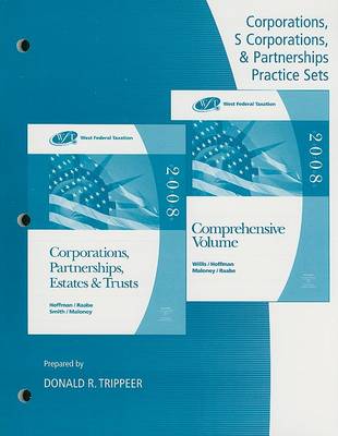 Book cover for West Federal Taxation: Corporations, S Corporations, & Partnerships Practice Sets