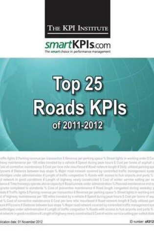 Cover of Top 25 Roads KPIs of 2011-2012