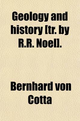 Book cover for Geology and History [Tr. by R.R. Noel]