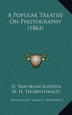 Book cover for A Popular Treatise on Photography (1863)