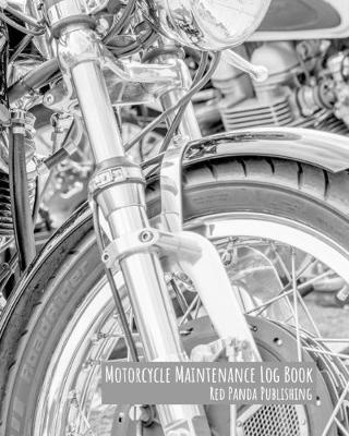 Book cover for Motorcycle Maintenance Log Book