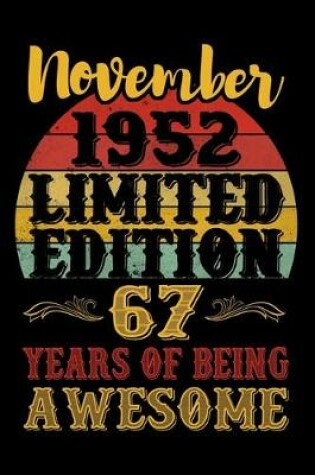 Cover of November 1952 Limited Edition 67 Years Of Being Awesome