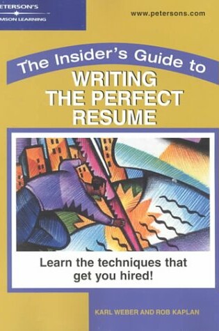 Cover of Insider's Guide to Writing the Perfect Resume