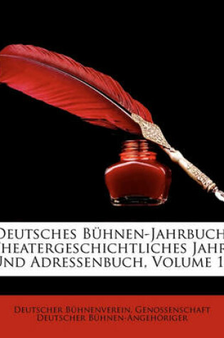 Cover of Deutsches Buhnen-Jahrbuch