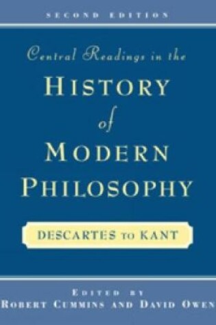 Cover of Central Readings in the History of Modern Philosophy