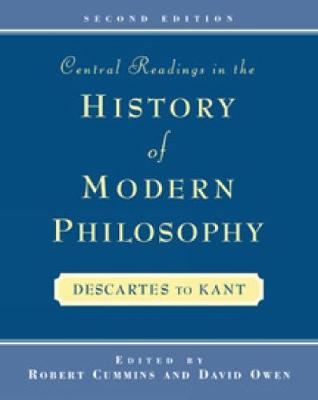 Book cover for Central Readings in the History of Modern Philosophy