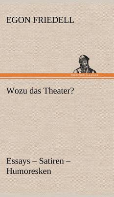 Book cover for Wozu Das Theater?