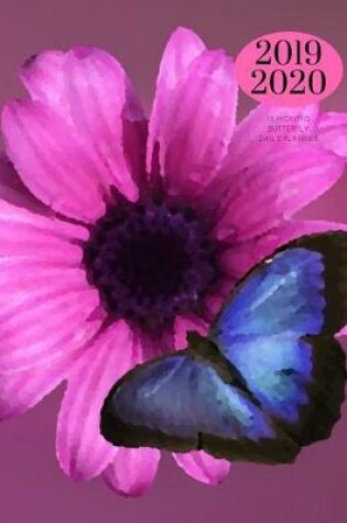 Cover of 2019 2020 15 Months Butterfly Daily Planner