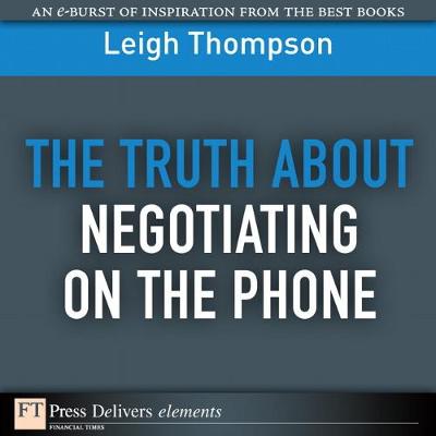 Book cover for Truth About Negotiating on the Phone, The