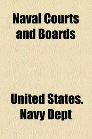 Cover of Naval Courts and Boards