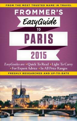 Book cover for Frommer's EasyGuide to Paris 2015