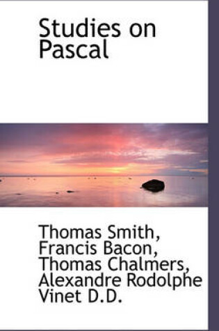 Cover of Studies on Pascal