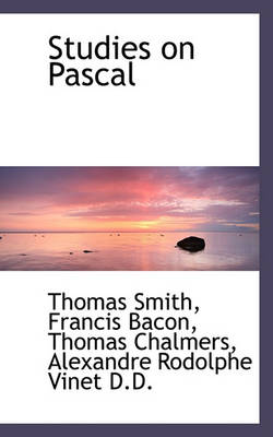 Book cover for Studies on Pascal