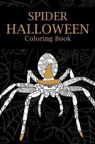 Cover of Spider Halloween Coloring Book