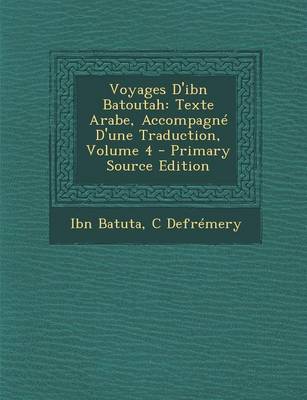 Book cover for Voyages d'Ibn Batoutah