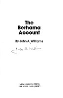 Book cover for The Berhama Account