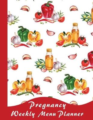 Book cover for Prenancy Weekly Menu Planner