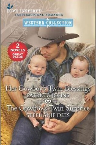 Cover of Her Cowboy's Twin Blessings and the Cowboy's Twin Surprise
