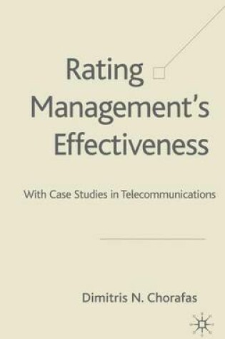 Cover of Rating Management's Effectiveness