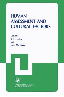 Book cover for Human Assessment and Cultural Factors