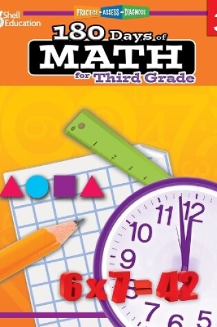 Cover of 180 Days of Math for Third Grade