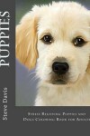 Book cover for Puppies Adult Coloring Book