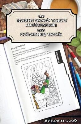 Book cover for Robin Wood Tarot Coloring Book