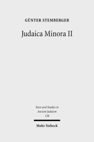 Cover of Judaica Minora