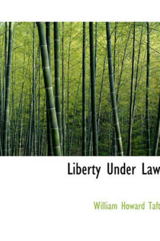 Cover of Liberty Under Law