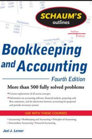 Cover of Schaum's Outline of Bookkeeping and Accounting