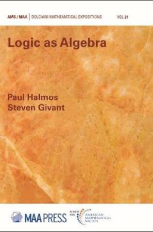 Cover of Logica as Algebra