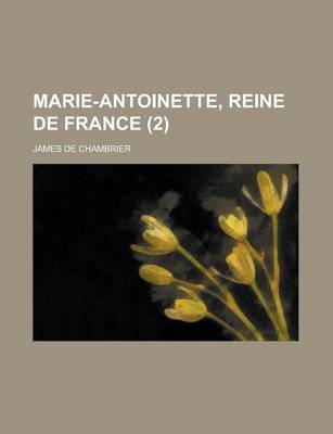 Book cover for Marie-Antoinette, Reine de France (2)