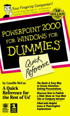 Cover of PowerPoint 2000 for Windows for Dummies Quick Reference