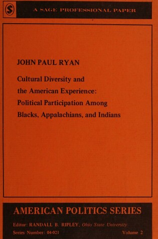 Cover of Cultural Diversity and the American Experience