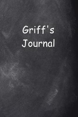 Cover of Griff Personalized Name Journal Custom Name Gift Idea Griff