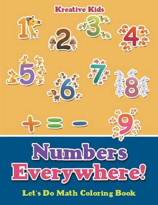 Book cover for Numbers Everywhere! Let's Do Math Coloring Book