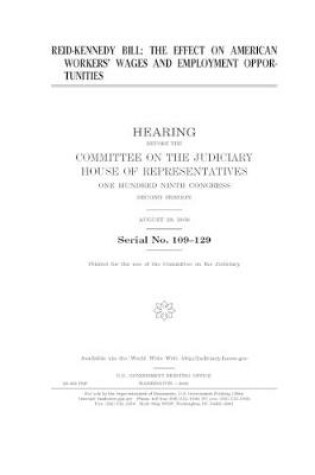 Cover of Reid-Kennedy bill