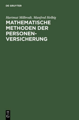 Cover of Mathematische Methoden der Personenversicherung