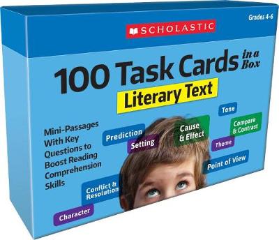 Book cover for 100 Task Cards in a Box: Literary Text