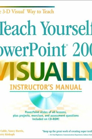 Cover of Teach Yourself Microsoft Powerpoint 2000 Visually Instructor's Manual