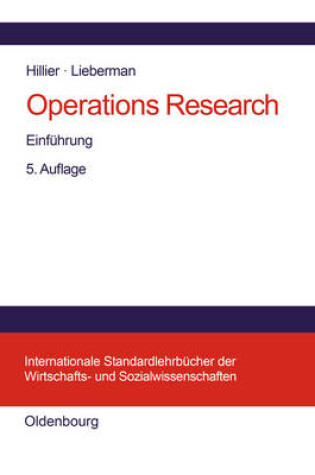 Cover of Operations Research