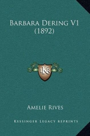 Cover of Barbara Dering V1 (1892)