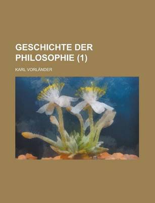 Book cover for Geschichte Der Philosophie (1)