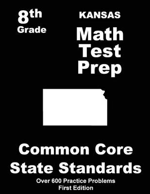 Book cover for Kansas 8th Grade Math Test Prep