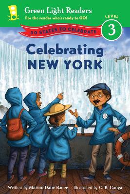 Book cover for Celebrating New York: 50 States to Celebrate: Green Light Readers, Level 3