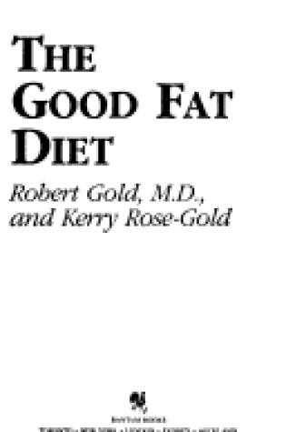 Cover of Good Fat Diet