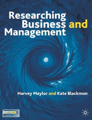 Book cover for Researching Business and Management